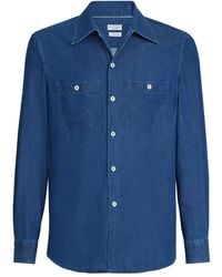 Brunello Cucinelli - Denim Shirt - Lyst