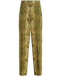 Etro - Pantalones de vestir con motivo Foliage - Lyst