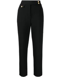 Veronica Beard - Cropped High-waisted Trousers - Lyst