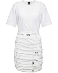 Pinko - Short Dress With Belt - Lyst
