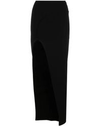 Rick Owens - Theresa Midi Skirt With Inserts - Lyst