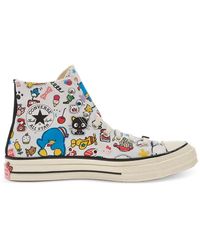 Converse - X Hello Kitty And Friends Chuck Taylor 70 Printed Sneakers - Lyst