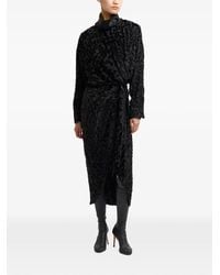 16Arlington - Resia Devoré-Effect Midi Dress - Lyst