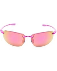 Maui Jim - Hookipa Rectangle-Frame Sunglasses - Lyst