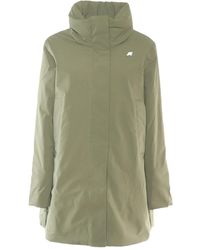 K-Way - Marla High-Neck Padded Parka - Lyst