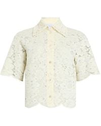 Patou - Lace Short-Sleeves Shirt - Lyst