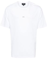 A.P.C. - Kyle Logo-print Cotton T-shirt - Lyst