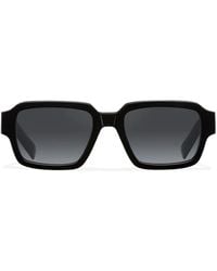 Prada - Logo-Detail Rectangle-Frame Sunglasses - Lyst
