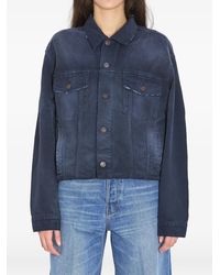 Balenciaga - Demin Jacket - Lyst