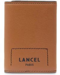 Lancel - Tri-Fold Leather Wallet - Lyst