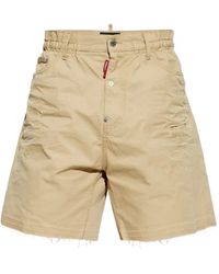 DSquared² - Pantalones Vaqueros Cortos Con Efecto Envejecido - Lyst