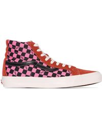 Zapatillas con suela gruesa Vans de Cuero de color Azul para hombre | Lyst