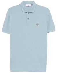 Stone Island - 50/2 Organic Cotton Piquet Polo - Lyst