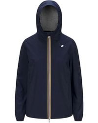 K-Way - Hooded Zip Jacket - Lyst