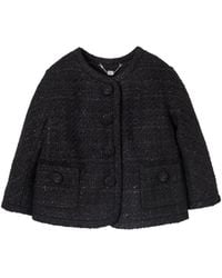 Marc Jacobs - Tweed Backwards Lady Jacket - Lyst