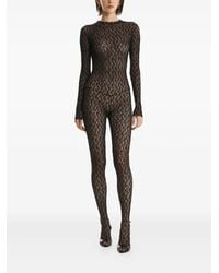 2310 STUDIO - Combinaison En Dentelle À Manches Longues - Lyst