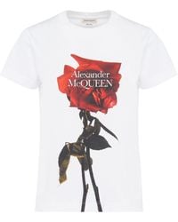 Alexander McQueen - Shadow Rose T-Shirt - Lyst