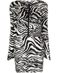 Just Cavalli - Kleid mit Zebra-Print - Lyst
