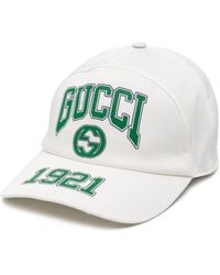 Gucci - Logo Print Cotton Cap - Unisex - Cotton/viscose - Lyst