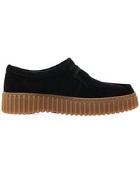 Clarks - Torhill Bee Suede Sneakers - Lyst