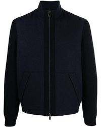 Corneliani - Jacke mit gestrickten Ärmeln - Lyst