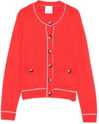 Allude - Cardigan Mit Aufgesetzter Tasche - Lyst