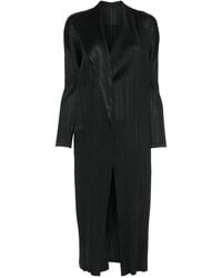 Pleats Please Issey Miyake - Facade Pleated Coat - Lyst