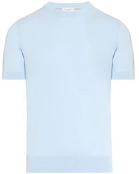 Paolo Pecora - Short-Sleeve Cotton Sweater - Lyst