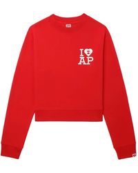 A Bathing Ape - Logo Graphic Sweater - Lyst