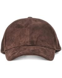 Emporio Armani - Signature Capsule Suede Baseball Cap - Lyst