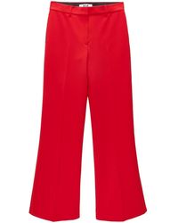 MSGM - High-Waist Tailored Trousers - Lyst