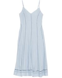 KARL LAGERFELD - Cut-Out Embroidery Dress - Lyst