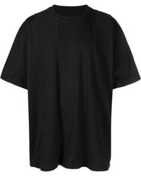 MM6 by Maison Martin Margiela - T-shirt oversize à empiècements contrastants - Lyst