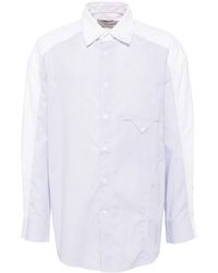 Feng Chen Wang - Panelled Shirt - Lyst