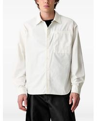Rains - Logo-Embroidered Chest-Pocket Shirt - Lyst