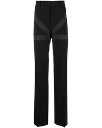Ferragamo - Inlay Tailored Trousers - Lyst