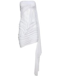 DI PETSA - Draped Mini Dress - Lyst