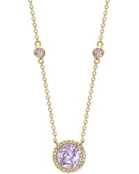 Kiki McDonough - 18K Grace Amethyst And Diamond Necklace - Lyst