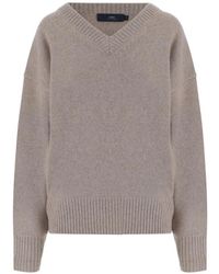 arch4 - Jersey De Cachemira Con Cuello En V - Lyst