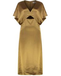 Yves Salomon - Cut-Out Midi Dress - Lyst
