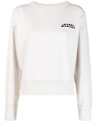 Isabel Marant - Sweatshirt mit Logo-Print - Lyst