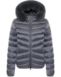 Colmar - Fur-Trim Quilted Coat - Lyst