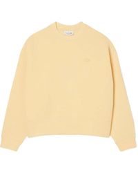 Lacoste - Sweat À Patch Logo - Lyst