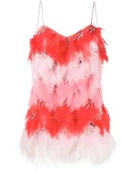 PUCCI - X Koché Embellished Feather Top - Lyst