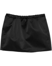 N°21 - Woven Mini Skirt - Lyst