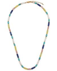 Missoma - Beaded Gemstone Necklace - Lyst