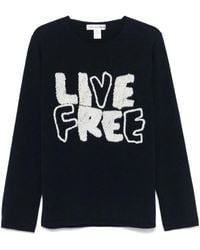 Comme des Garçons - X Fred Perry Live Free Jumper - Lyst