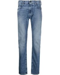 Emporio Armani - Low-rise Slim Fit Jeans - Lyst
