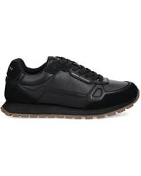 ARMANI EXCHANGE - Panelled Sneakers - Lyst