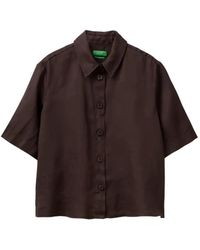 Benetton - Short-Sleeved Shirt - Lyst